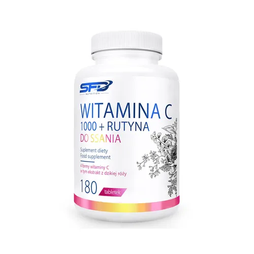 SFD Witamina C 1000 + Rutyna, 180 tabletek do ssania