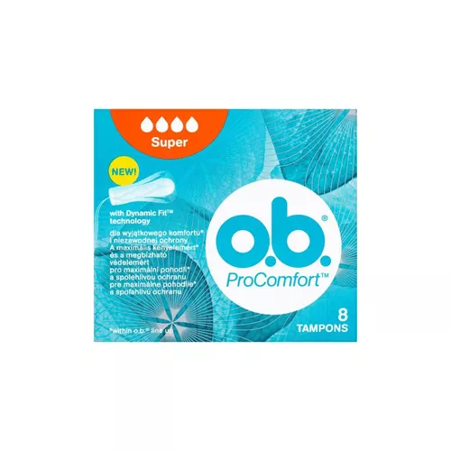 o.b. ProComfort Super - tampony higieniczne, 8 sztuk