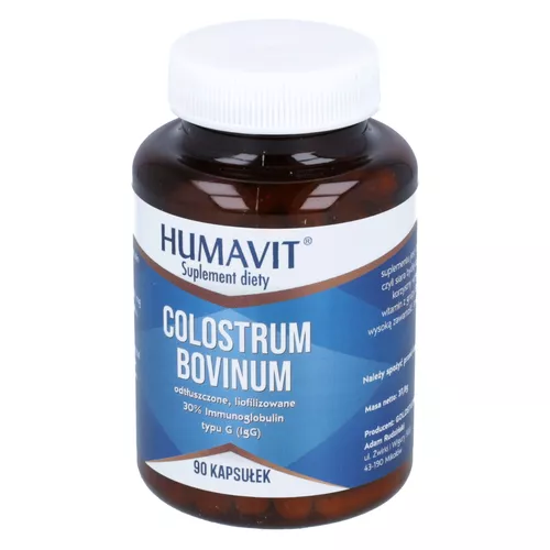 Humavit, Colostrum Bovinum, 90 kapsułek