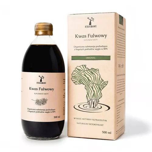 Kikaboni - Kwas Fulwowy, wzmocnienie odporności, skuteczny antyoksydant, 500 ml
