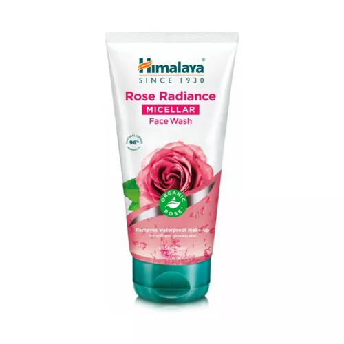 Himalaya - rozświetlający micelarny żel do mycia twarzy z organiczną różą, 150 ml