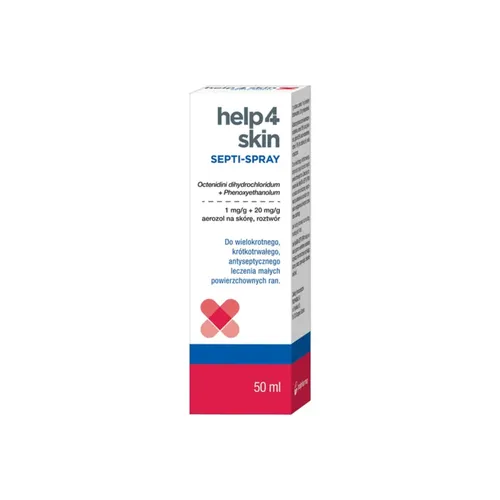 Help4Skin - Septi-Spray, (1mg+20mg)/g, aerozol na skórę, 50 ml