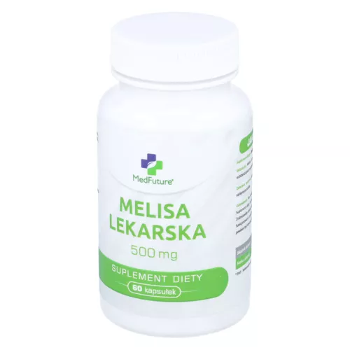 MedFuture - Melisa lekarska, na uspokojenie (500 mg), 60 kapsułek