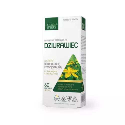 Medica Herbs Dziurawiec, 60 kapsułek