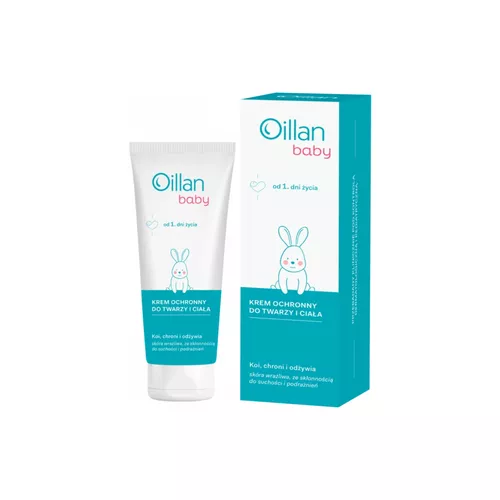 Oillan Baby - krem ochronny do twarzy i ciała, 75 ml