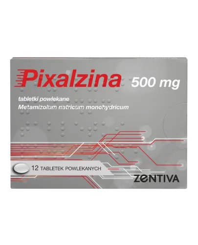 Pixalzina 500 mg, 12 tabletek