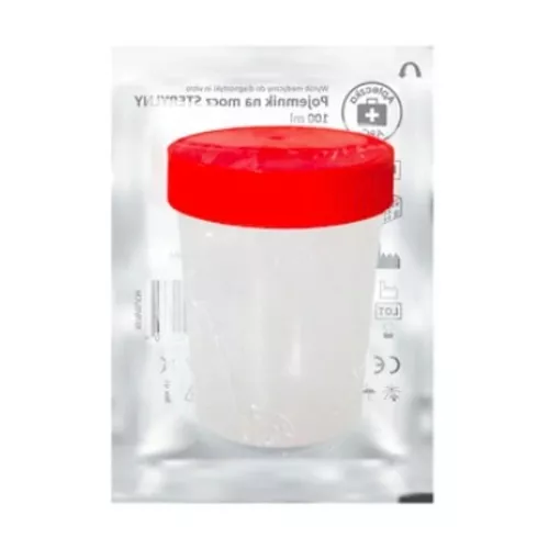 Apteczka ABC - pojemnik na mocz sterylny (100 ml), 1 sztuka