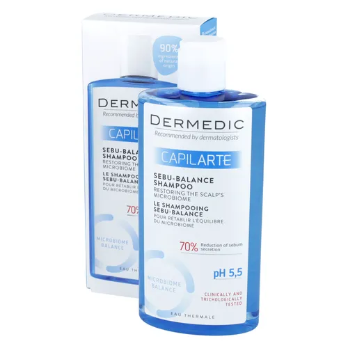 DERMEDIC CAPILARTE SEBU-BALANCE - szampon do włosów przetłuszczających się, 300 ml
