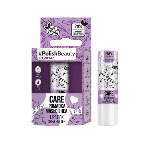 Flos Vege Lip Care - pomadka Masło Shea, 1 sztuka