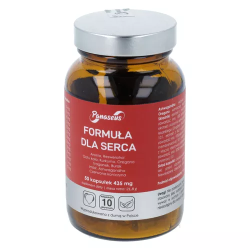 Panaseus Formuła dla serca, 50 kapsułek