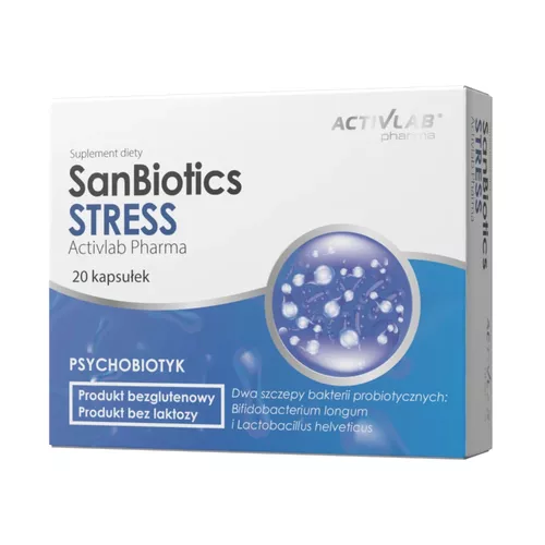 Activlab SanBiotics Stress, 20 kapsułek