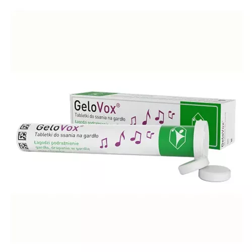 GeloVox czarny bez, 20 tabletek do ssania