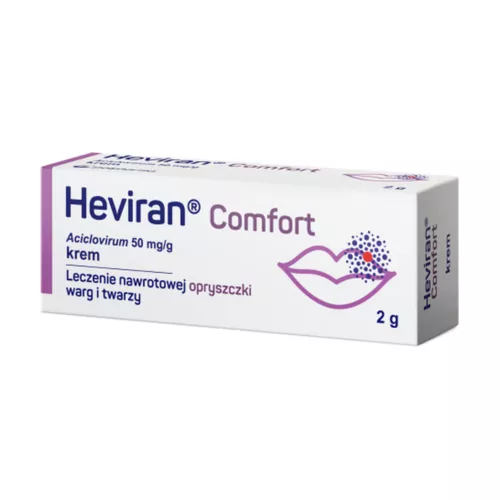 Heviran Comfort krem 50 mg/g, 2g
