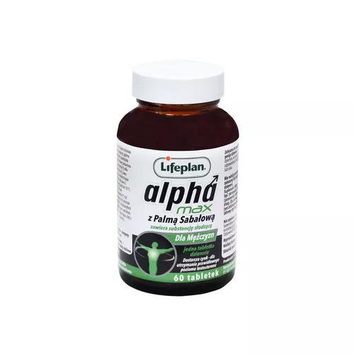 Lifeplan Alpha Max z palmą sabałową, 60 tabletek