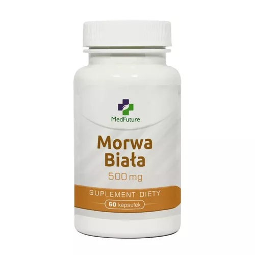 MedFuture Morwa Biała 500 mg, 60 kapsułek