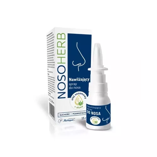 Nosoherb - nawilżający spray do nosa, 15 ml