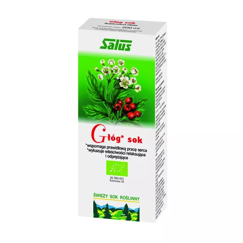 Salus - Głóg sok Eko, 200 ml