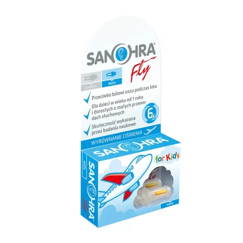 Sanohra Fly - zatyczki do uszu dla dzieci, 1 para