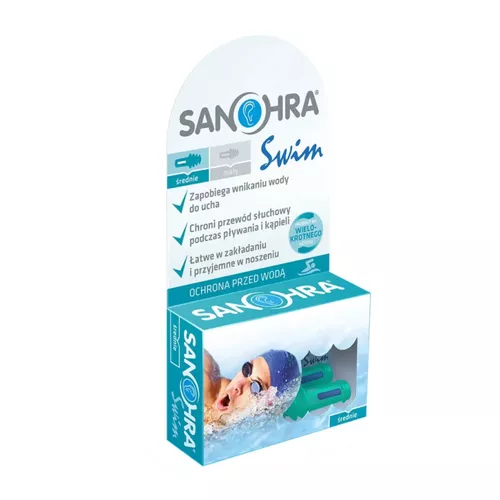 Sanohra Swim - stopery dla dorosłych do pływania, 1 para