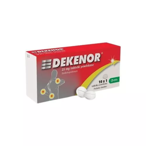 Dekenor 25mg, 10 tabletek