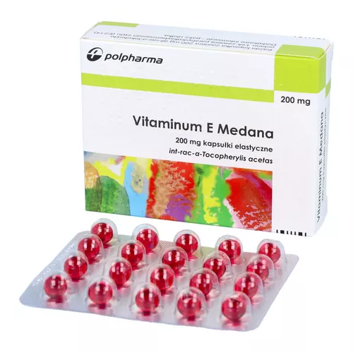 Vitaminum E Medana, 200 mg, 20 kapsułek