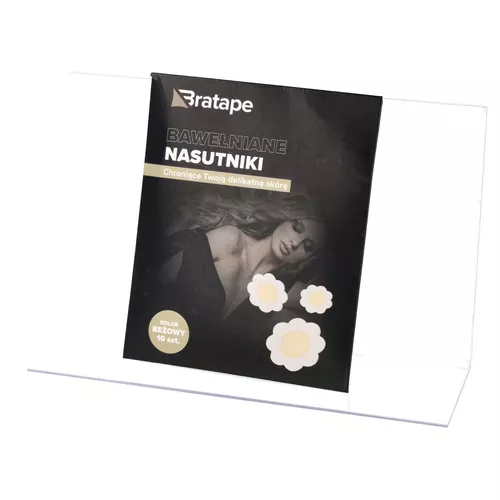 Bifarm - Bratape taśma modelująca biust, beżowe, 10 sztuk