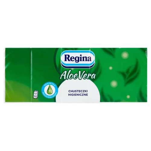 REGINA DELICATIS ALOE VERA - chusteczki higieniczne, 10 x 9 sztuk