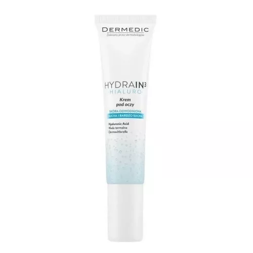 DERMEDIC HYDRAIN 3 HIALURO - krem pod oczy, 15 ml