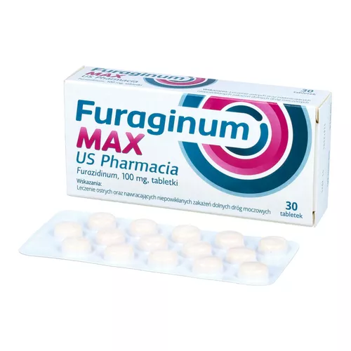 Furaginum MAX, 100 mg, 30 sztuk