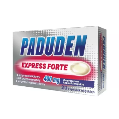 Paduden Express Forte 400 mg, 20 kapsułek