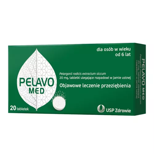 PELAVO Med 20 mg, 20 tabletek
