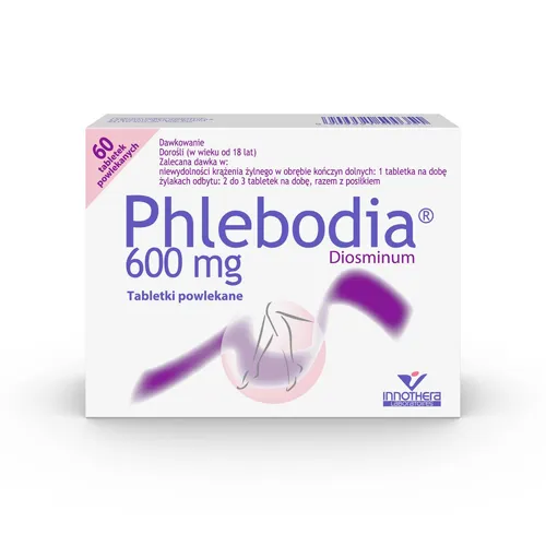 Phlebodia 600 mg, 60 tabletek