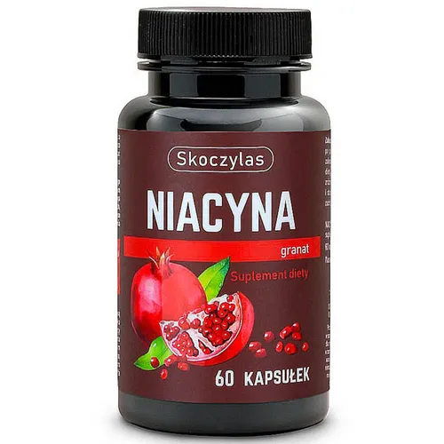Skoczylas Niacyna z granatem, 60 kapsułek