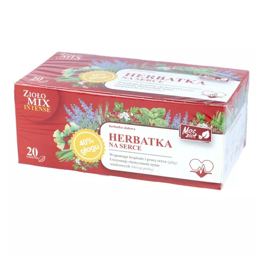 Zdrowe Korzyści - ZiołoMix Intense, herbatka na serce, 20 saszetek