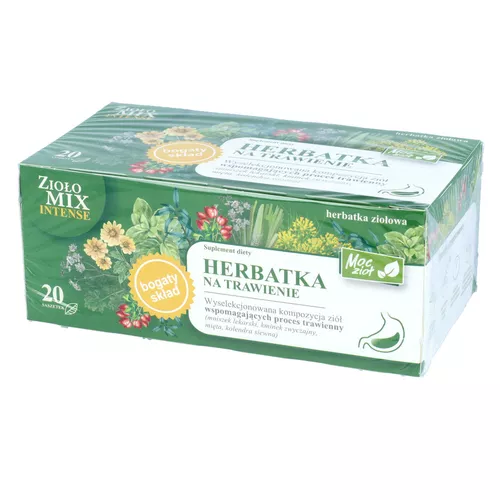 Zdrowe Korzyści - ZiołoMix Intense, herbatka na trawienie, 20 saszetek