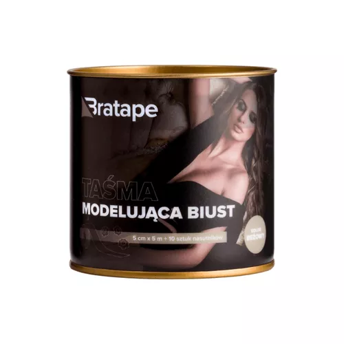 Bifarm - Balanssen Bratape, taśma modelująca biust 5xm x 5m + 10 sztuk nasutników, 1 sztuka