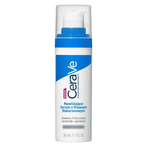 CeraVe - nawilżające serum z kwasem hialuronowym, 30 ml