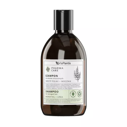 Vis Plantis Pharma Care - szampon do włosów zniszczonych, skrzyp polny i mocznik, 500 ml
