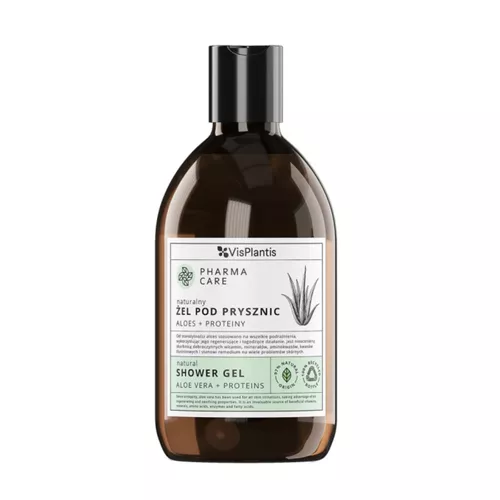 Vis Plantis Pharma Care - naturalny żel pod prysznic, aloes i proteiny, 500 ml