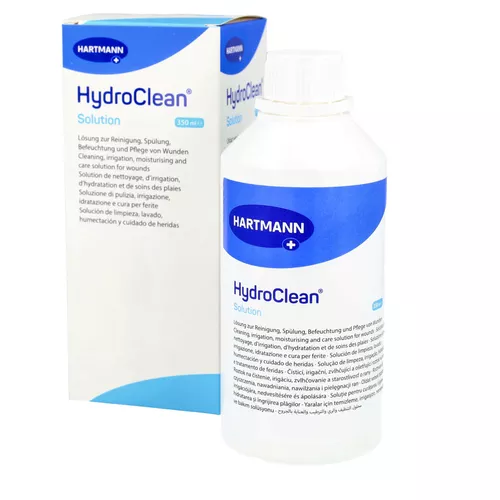 HydroClean Solution, roztwór do oczyszczania ran, 1 sztuka