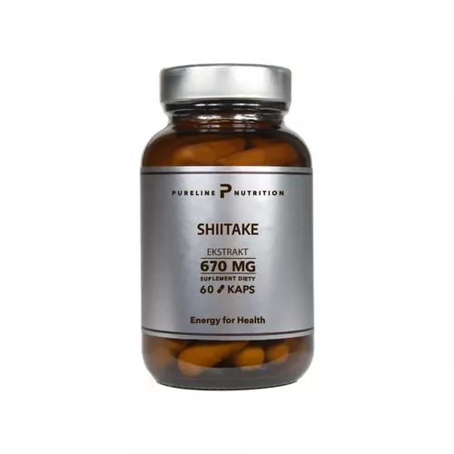 Pureline Nutrition Shiitake, 60 kapsułek