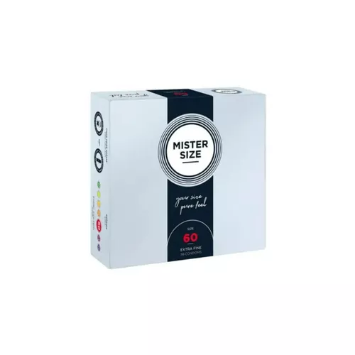 Mister Size - prezerwatywy dopasowane do rozmiaru 60 mm, 36 sztuk