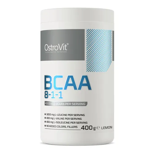 OstroVit  BCAA 8-1-1 o smaku cytrynowym, 400 g