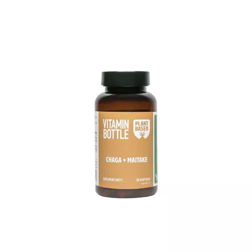 Vitamin Bottle, Chaga + Maitake, 60 kapsułek