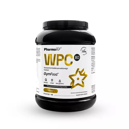 Pharmovit GymFood WPC 80, wanilia, 700 g