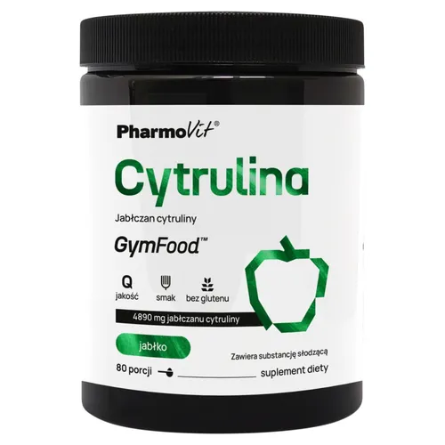 PharmoVit GymFood Cytrulina, jabłko, 400 g