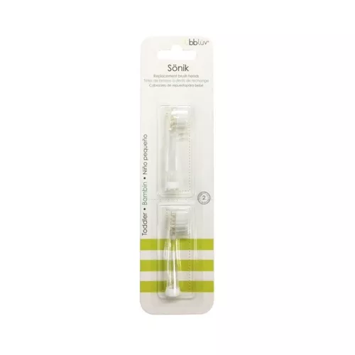 bbluv - Wymienne końcówki do szczoteczki sonicznej Sönik 18-36m, 2 sztuki
