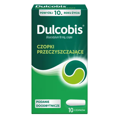 Dulcobis 10 mg, 10 czopków