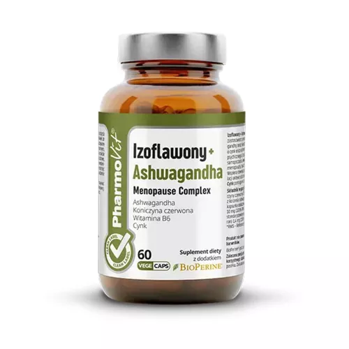 PharmoVit Izoflawony i Ashwagandha, 60 kapsułek
