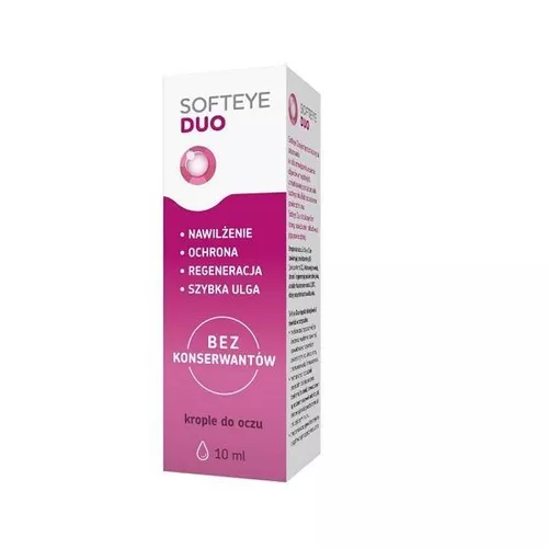 Softeye Duo - krople do oczu, 10 ml